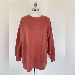 AERIE Split Hem Tunic Sweatshirt